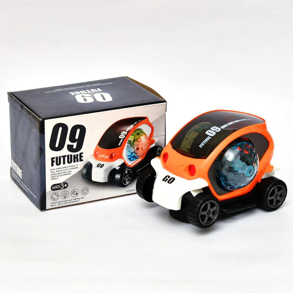 Rotating Stunt Car Toy – 360° Bump & Go Fun | Spark Tots - Image 6