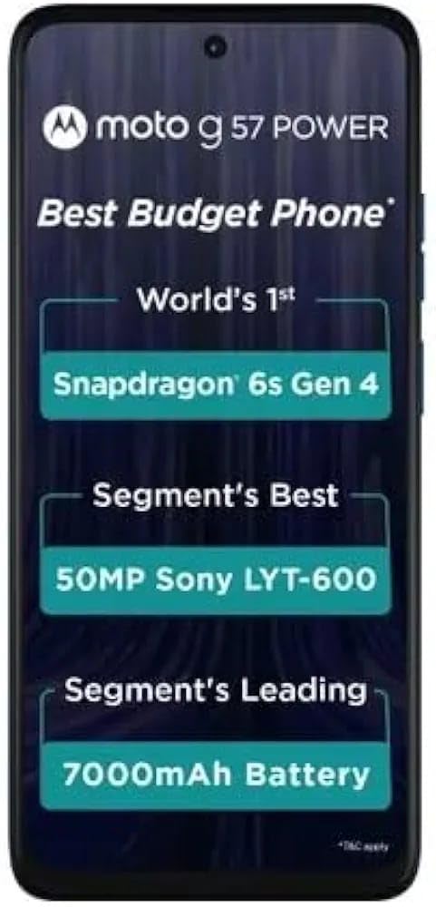 Motorola G57 Power 5G (Fluidity, 8GB RAM, 128GB Storage)| Snapdragon 6s Gen 4 Processor - Image 3